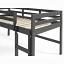 Gray Twin Loft Bed