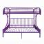 Purple Twin/Full Bunk Bed