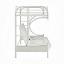 White Twin XL/Queen Bunk