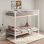 White Twin Over Twin Bunk Bed