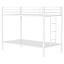 White Twin Over Twin Bunk Bed