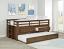 Medium Brown Bed With Trundle