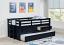 Navy Blue Bed With Trundle