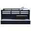 Navy Blue Bed With Trundle
