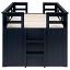 Navy Blue Bed With Trundle