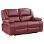 Red Motion Reclining Loveseat