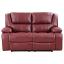 Red Motion Reclining Loveseat