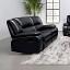 Black Motion Reclining Loveseat