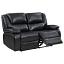 Black Motion Reclining Loveseat