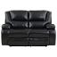 Black Motion Reclining Loveseat