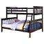 Black Twin Over Full Bunk Bed