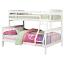 White Twin Over Full Bunk Bed