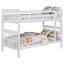 White Twin Over Twin Bunk Bed