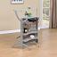 Silver Home Bar Cabinet