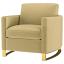 Camel Track Arm Chair