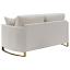 Beige Track Arm Loveseat