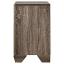 Washed Taupe Nightstand