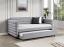 Grey Day Bed with Trundle