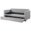 Grey Day Bed with Trundle