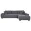 Charcoal Grey Sectional Chaise Sofa