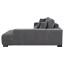 Charcoal Grey Sectional Chaise Sofa