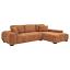 Orange Sectional Chaise Sofa