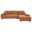 Orange Sectional Chaise Sofa