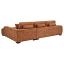 Orange Sectional Chaise Sofa