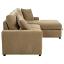 Camel Sleeper Sectional Sofa