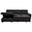 Grey Sleeper Sectional Sofa