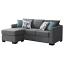 Grey Sectional Chaise Sofa