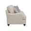 Light Grey and Blue Loveseat
