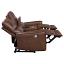 Saddle Brown Reclining Loveseat