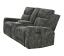Dark Grey Reclining Loveseat