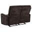 Dark Brown Reclining Loveseat