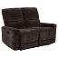 Dark Brown Reclining Loveseat