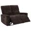 Dark Brown Reclining Loveseat