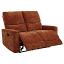Burnt Orange Reclining Loveseat