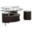 Cappuccino Coffee Table and Stools Set