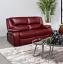 Red Motion Reclining Loveseat