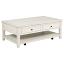 Distressed White Coffee Table