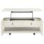 Distressed White Coffee Table