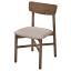 Natural Walnut Side Chair