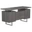 Weathered Grey Computer Desk