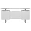 White High Gloss Computer Desk