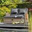 Brown Wicker/Dark Gray Cushion