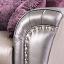 Pewter Love Seat