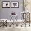 White/Black Nesting Table