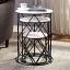 White/Black Nesting Table