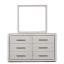 White Oak Dresser with Mirror